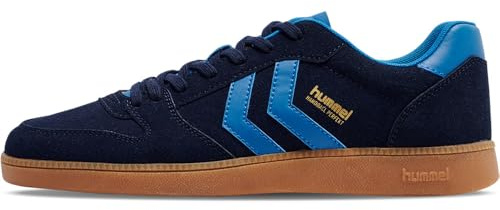 hummel Baskets de Handball Unisexes parfaites, Bleu Nuit, 43 EU