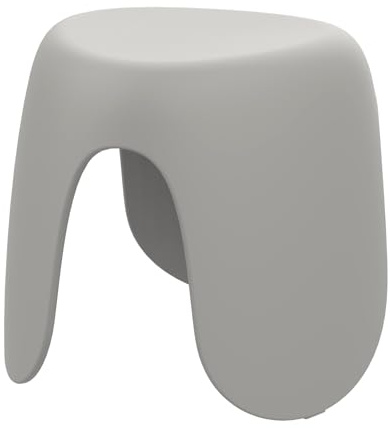 SHIMOYAMA Tabouret pour enfants, 25 cm de haut, pour enfants et adultes, tabouret en plastique, petite assise, peut supporter jusqu'à 100 kg pour un usage quotidien à la maison (gris)