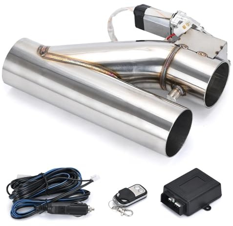 Scarico Tubo Punta Valvola Di Scarico Elettrica Universale In Acciaio Inossidabile Da 2,5 / 3 Con Telecomando Wireless VR-CT93 Scarico Auto Terminale(CT93-30)