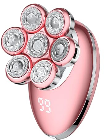 Electric Razors for Women, 7D Electric Shaver for Women, Cordless Facial Hair Removal Trimmer for Women's Face, Waterproof Ladies Shaver for Arms, Underarms, Peach Fuzz, Sensitive Skin Gift for Women