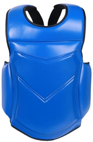 Gralara Protezione per Il Torace da Karate, Comoda Armatura Protettiva, Gilet da Boxe, Protezione per Il Corpo per Allenamento, Kickboxing, Sparring, S