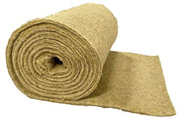 pemmiproducts Nagerteppich 100% Hanf, Meterware, 0,50 m x 15,00 m x ca. 1 cm dick, Nagermatte, Hanfmatte für Kaninchen,Meerschweinchen, Nager,Hemp mat