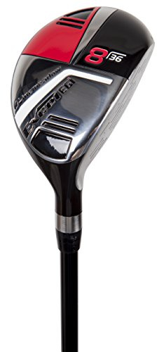 Pinemeadow Golf Herren Excel EGI Hybrid Club, Graphit, 36 Grad, 8, Regular, Linkshänder