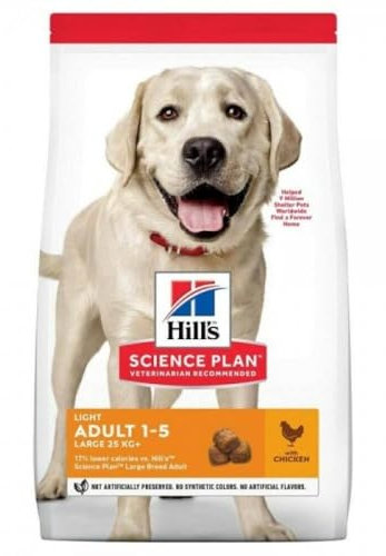 Hills Science Plan 0052742754505 Hills Canine Adult Large Breed Light Huhn Hundefutter 12kg
