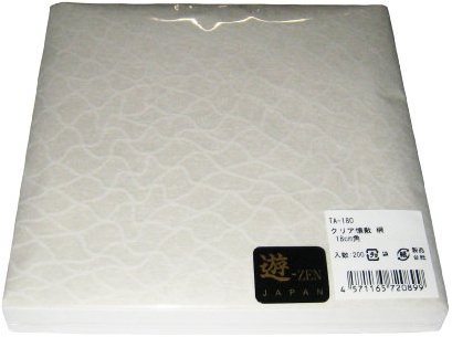 Clear Kaiseki TA-180 Net Pattern (200 Sheets), Non-Fluorescent Washi Paper