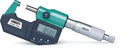 Insize 3108–25 A Metrisches Digital Bügelmessschraube, IP54, 0 25 mm, 48566