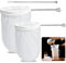 2 Pcs Etamine Alimentaire, Kit de Sac de Filtre Alimentaire de 2 Style Différent et un Bâton de Mélange, Mousseline Alimentaire pour Vin, Lait de Noix, Jus de Fruits, Jus de Légumes