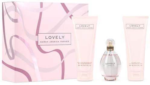 Sarah Jessica Parker Lovely Perfume Gift Set (Inc. 100ml Eau de Parfum for Women, 200ml Body Wash, 200ml Body Lotion). Perfume For Women Gift Sets - Genuine SJP Fragrance