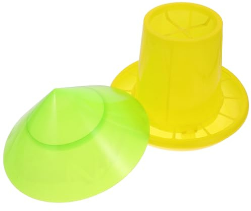 Toyvian Mangeoire Automatique pour Volaille avec Design Créatif Distributeur de Nourriture pour Pigeons Poules et Autres Volatiles Facile à Remplir Nettoyer Aux Chocs Pratique pour