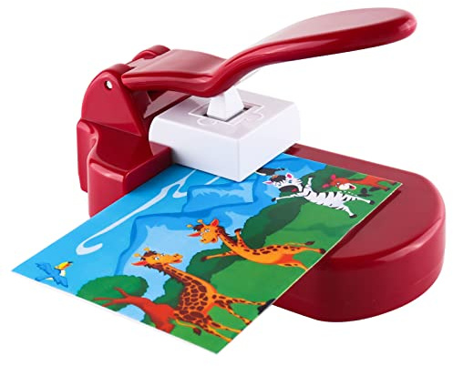 Macchina per la creazione di puzzle con 10 schiume adesive, taglierina fotografica 4x6 per artigianato di carta fai da te, crea puzzle fatti a mano personalizzati da immagini, kit completo di