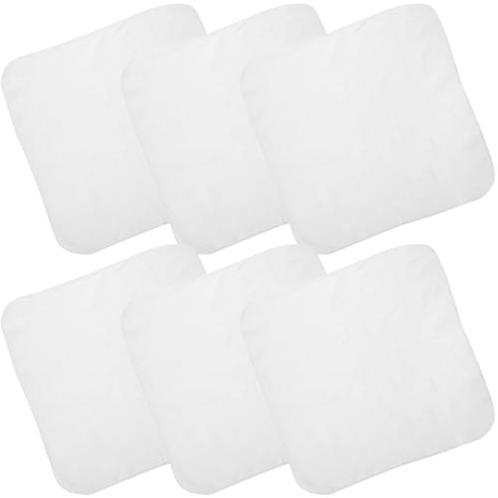 TOYZFRIENDY Paños de Muselina de Algodón para Cocina 6 Piezas, Estopilla Fina Reutilizable para Colar Queso, Tofu, Yogur y Alimentos, Filtro Lavable para Uso Doméstico y Gastronómico
