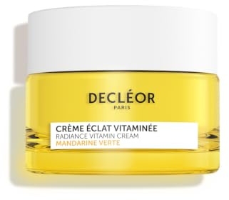 Decléor Vitamin Glow Cream Green Mandarin 50 ml — Stärkande ansiktskräm med C-vitamin, återfuktande dagkräm som slätar fina linjer, ökar radians och revives Dull Skin