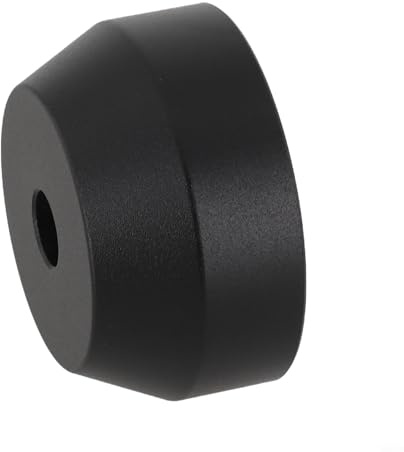 Adattatore per giradischi, adattatore a cupola per giradischi, accessorio per giradischi (nero)