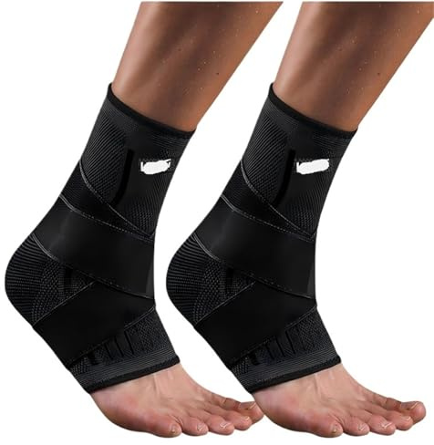 L6NqIAG ankelbandage justerbar elastisk fotstöd stabilisator