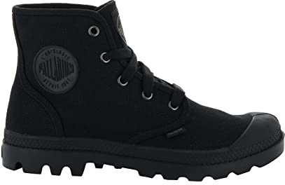 Palladium Pampa Hi, Stivali Sneaker Donna, Nero, 36 EU