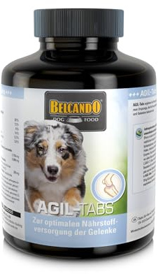 Belcando AGIL-Tabs [120 Stk.] | para un Suministro óptimo de nutrientes en Las articulaciones | Complemento alimenticio para Perros