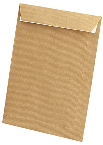 Caja de 1000 Sobres Bolsas Kraft 120x170mm Para Envíos Salarios Tira Silicona Autoadhesivo Bolsas de Papel para Bisutería, Joyería