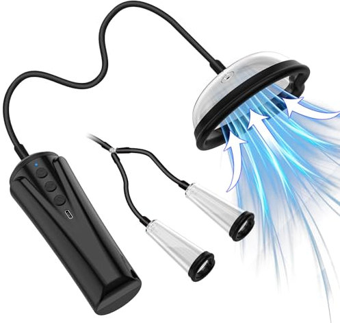 Muschipumpe Sexspielzeug Elektro für Frauen, Sex Toys Klitoral Vaginapumpe Nippelsauger Muschipumpe mit 6 Modi, Automatisch Pussy-Pumpe Klitoris Pumpe Nippelsauger für Fraue Paare Vergnüge