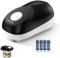 Nexhyp Electric Tin Opener with Safe Smooth Edge - Cordless Automatic Can Opener for Arthritic Hands, One-Touch Operation & Auto Shutoff, Includes 4 AA Batteries