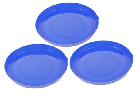 SOPOTUTU 3piezas Platos De Plato De Burbujas Grande Reutilizables para Agua Jabonosa Set De De Burbujas para Recipientes Vacíos Juego Multijugador para Exteriores Bandeja De Almacenamiento