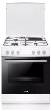 Cuisinière Mixte 62l 4 Feux Blanc - FACM1003B