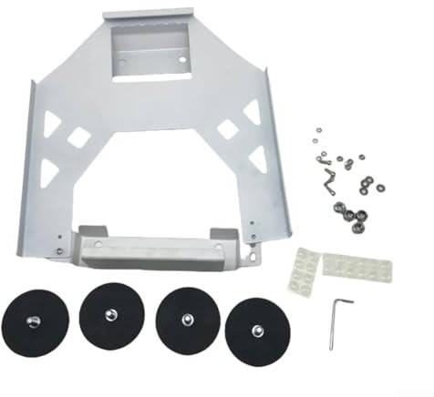 ComfyHarbor Stainless Steel Magnetic Roof Mount for Satellite Antenna, 304 SS Flat Base with Rubber Feet, Secure Mounting Solution for Compact Dish Systems