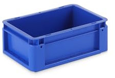 Die Boxfabrik GmbH Stapelbox stark 300x200x120 mm | Eurobehälter | Stapelbehälter Farbe blau
