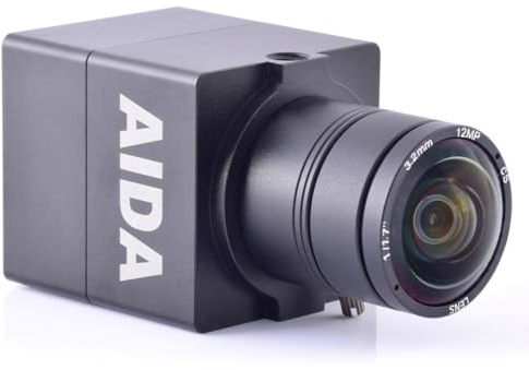AIDA UHD-100A Micro 4K Ultra HD HDMI 1.4 Professional POV Camera with TRS Stereo Audio Input, Multi HD Format