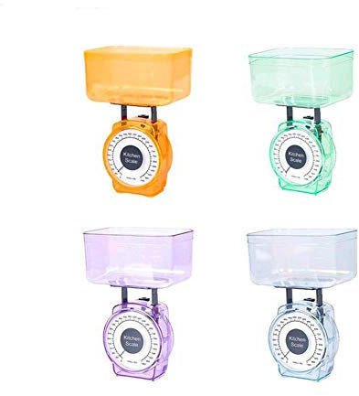 FURUN Kitchen Scale Cooking With Tray Restaurant Easy Read Spring Weighing Tool Vegetables Home Kitchen Scale Portable Food Baking Mechanical Dial(color:radom)