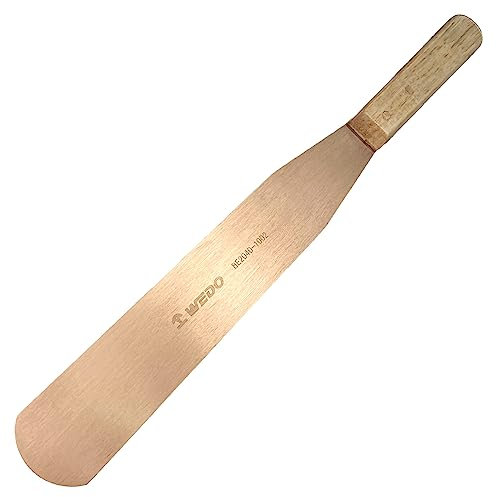 WEDO Funkelfreier Spachtel, Putty Messer Spachtel, Schaber Palettenmesser Kratzer mit Holzgriff, Länge 350mm,Berylliumkupfer