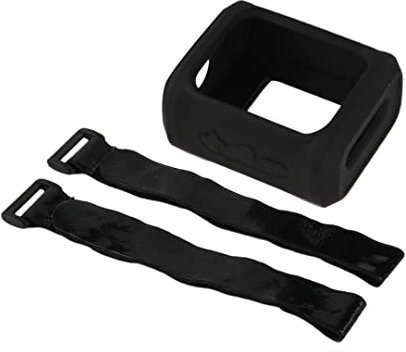 Silikonhülle Kompatibel für JBL GO 3, Bluetooth Lautsprecher Schutzhülle Anti-Fall Shell Zubehör Geeignet für Fahrradhalterung (Schwarz)