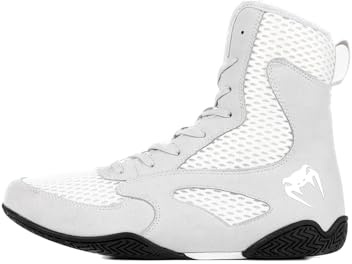 Venum Men Contender Boxschuhe Boxing Shoes, White Grey, 9 Men/10.5 Women