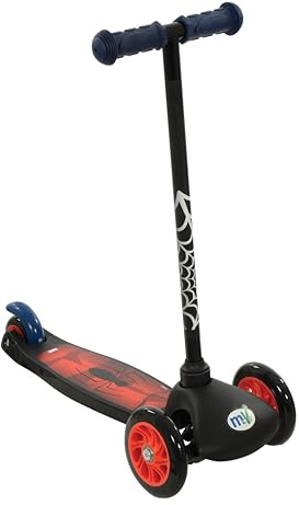 Patinete de 3 Ruedas evolutivo de Spiderman, Capacidad de 50 kg