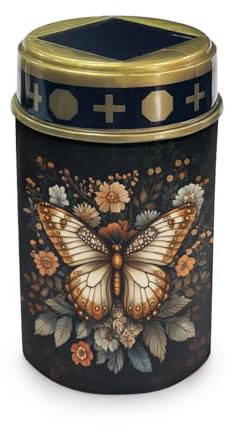 HUGS IDEA Luces solares de mariposa para tumbas, elegantes linternas de ABS con temática de ángel, impermeables, luces conmemorativas alimentadas por energía solar para cementerio, jardines y