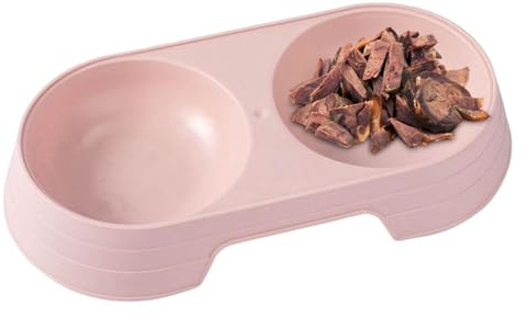 Dtaigou Gamelles pour Chiens,Bols pour Chiens Doubles surélevés Macaron - Gamelle pour Chien Bols d'eau et de Nourriture pour Nourrir Les Petits de Taille Moyenne Chats Chiots