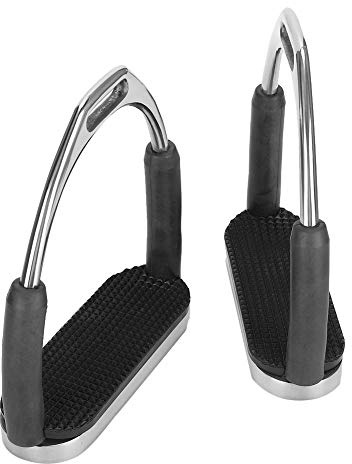 Yctze Estribos para Silla de Montar, Estribos para Montar, Tachuela para Silla, Acolchados, Tachuela para Deportes Ecuestres de Acero Inoxidable 304