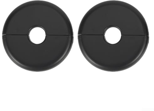 ZAMETTER Paquete de 2 collares de cubierta de tubo de radiador de 2.7 pulgadas de diámetro de 15 mm de agujero deslizante en el anillo de ajuste de tubería existente para calefacción de agua, tuberías