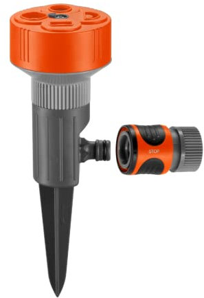 Gardena 2068 Twist 4-Patten Spike Sprinkler