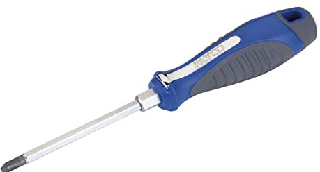 Alyco - Destornillador de Varilla Hexagonal, de Acero S2, con Punta Negra Imantada, Boca Philips PH1 x 100 mm - 119031