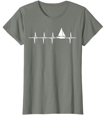 Voile Battement De Coeur Cadeau pour Marins T-Shirt