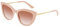 Dolce & Gabbana Occhiali da Sole DG 4408 Light Rose/Brown Pink Shaded 54/19/145 donna