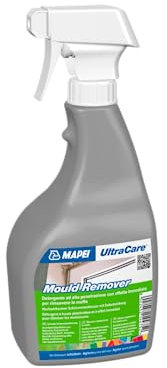 Mapei Ultracare MOULD REMOVER Detergente antimuffa, EFFETTO IMMEDIATO | SPRAY ad alta penetrazione per rimuovere la muffa | PRONTO ALL'USO, Nebulizzatore 750 ml.