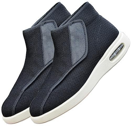 Aocase Chaussures pour Pied Gonflé La Fasciite Plantaire Baskets De Marche Respirantes Chaussure de santé pour Femmes et Hommes idéale comme Chaussures de rééducation,Noir,40 EU