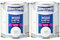 Johnstone's - Quick Dry Satin - Frosted Silver - Mid Sheen - Water Based - Interior Wood & Metal - Radiator Paint - Low Odour - Dry in 1-2 Hours - 12m2 Coverage per Litre - 0.75 L (Pack of 2)