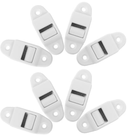 Toddmomy Guía de Correa Limpiador para Persianas Enrollables de Plástico Blanco Cepillo Interno para Reducción de Ruido Pack de 8 Unidades en Sistemas Automatizados