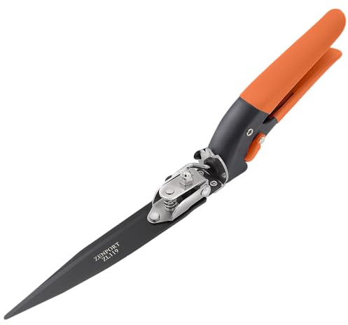 Zenport Grass Shears ZL119 Landscape Grass Shears, Adjustable, Heavy Duty, Twin 4.5-Inch Carbon Steel Blades