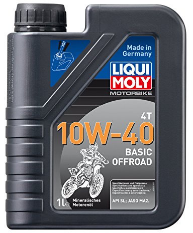 LIQUI MOLY Motorbike 4T 10W-40 Basic Offroad | 1 L | Aceite de 4 tiempos de motocicleta | 3059