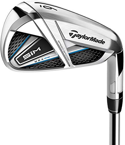 TaylorMade Mens Sim Max Right Hand Golf Irons - Graphite - One Size