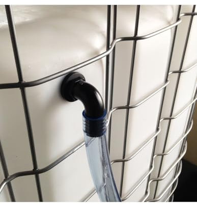 Multicuves - Pack trop-Plein cuve Eau Embout coudé Ø 20 mm + 2M Tuyau