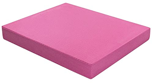 Oshhni Coussin d'exercice, Tapis Antidérapant pour faire du Sport, Yoga TPE 1 pièce, 31x20x6cm, S Rose